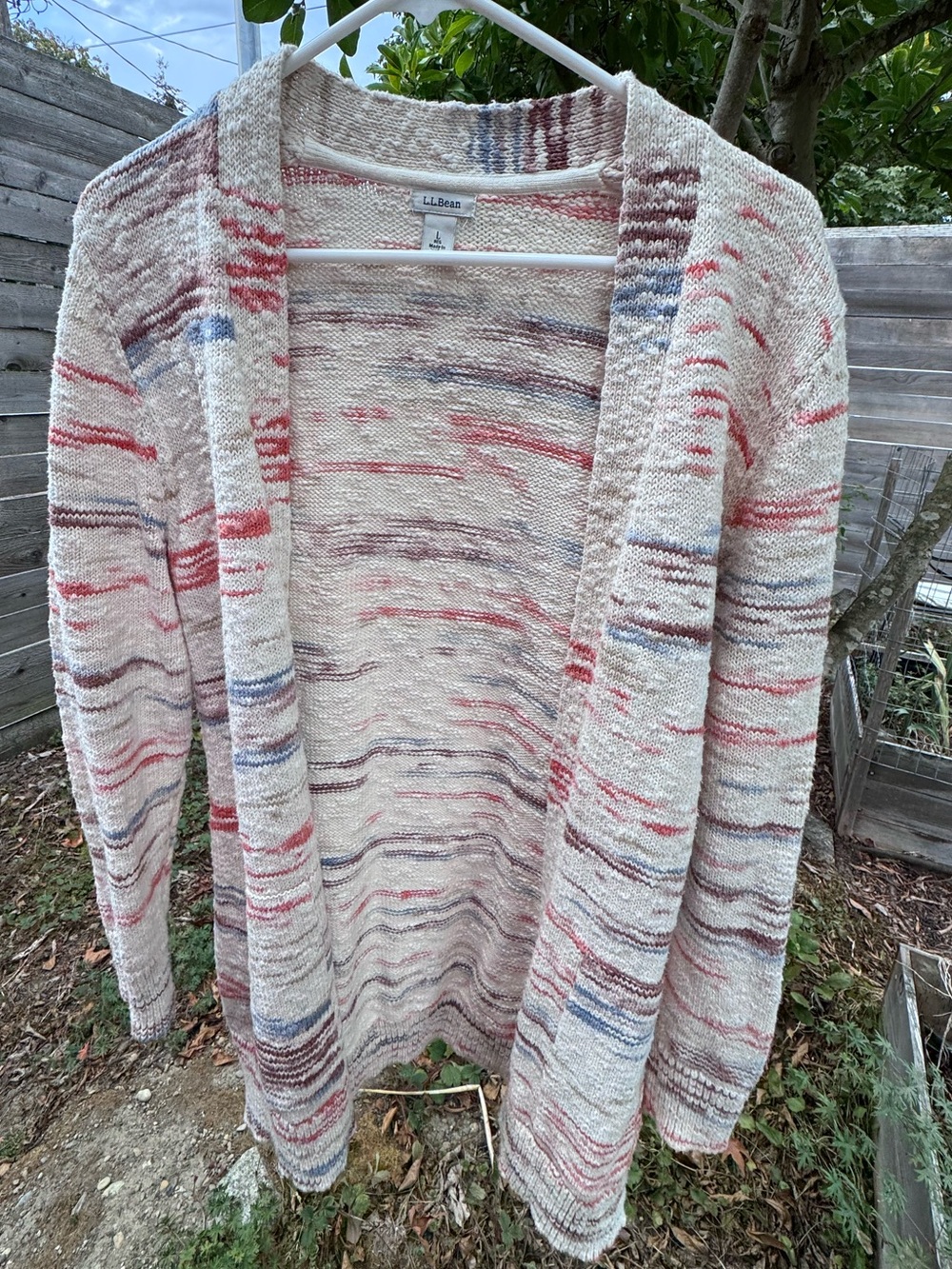 Like New LL Bean Cardigan 100% Cotton L